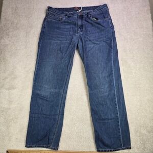 Tommy Bahama Jeans Men's 40x30 Straight Fit Dark Wash Denim Pants